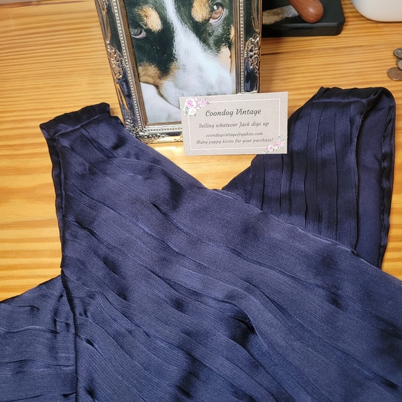 Deep Dark Blue Dress - Picture 6 of 6